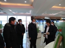 12月13日，市委書記王賀民蒞臨亞歐公司指導(dǎo)